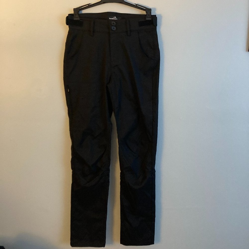 Northbound Gear Women’s Hiking Pants Black 0-short Button Up Convertible
